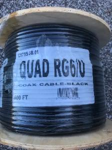 RG6 QUAD Coaxial Cable 500ft