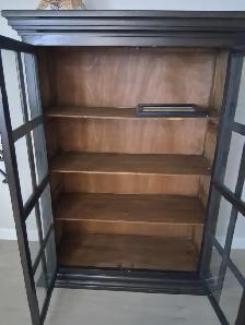 Solid pine display cabinet - Photo 2