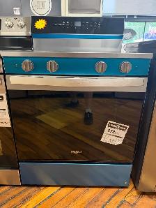 Whirlpool stainless steel open box new stove