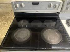 Cuisinière blanche vitrocéramique Whirlpool - Photo 2