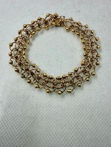 Vintage 10K Gold Women's Charm Bracelet~7 1/2'
