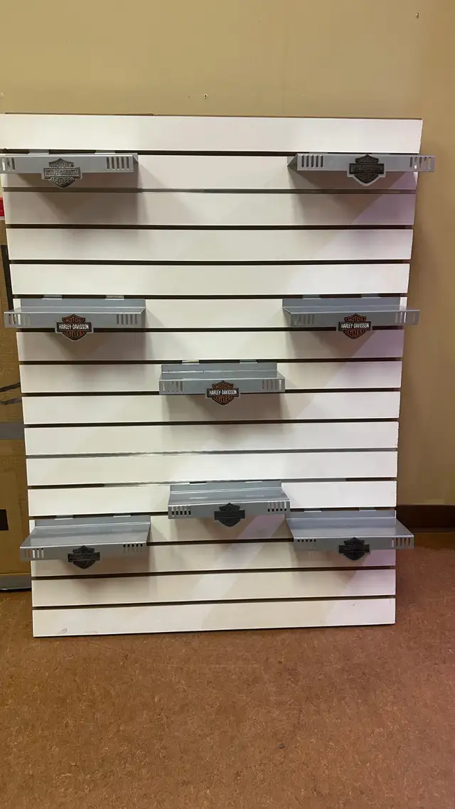 Retail Display shelves, Harley Davidson