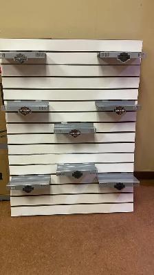 Retail Display shelves, Harley Davidson