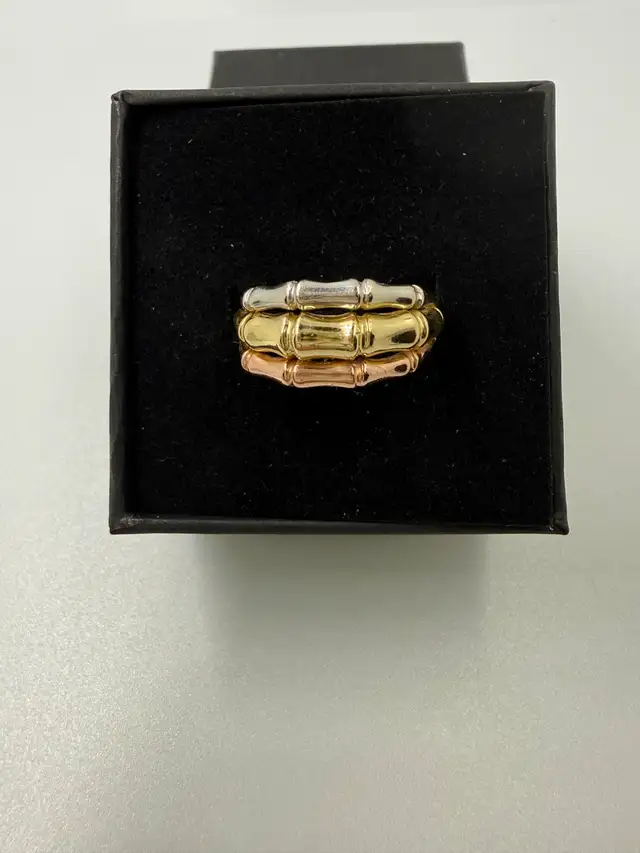 Women's Tri-Colour 14K Gold Ring~Size 7