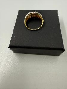 Women's Tri-Colour 14K Gold Ring~Size 7 - Photo 3