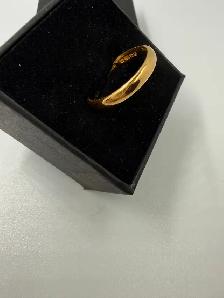 Men's 22K Gold Wedding Band~Size 9 - Photo 2