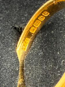 Men's 22K Gold Wedding Band~Size 9 - Photo 3