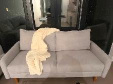 Comfortable Grey 2 seater couch like new (no stains, no marks)