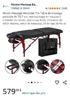 Table de massage Master 'Montclair' – 31 po