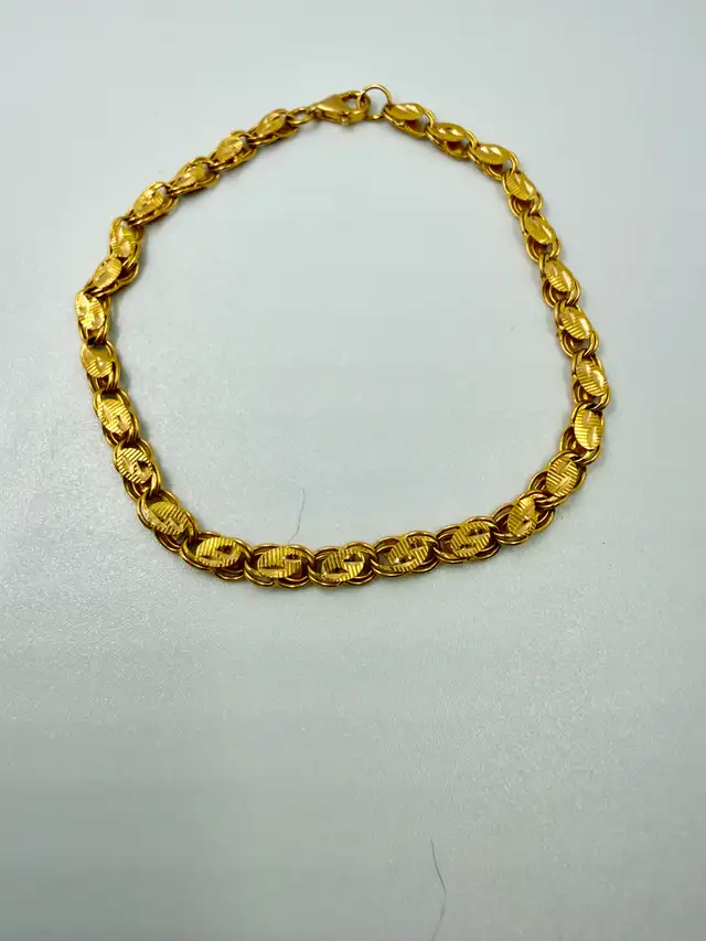 Women's 21K Gold Bracelet~8'