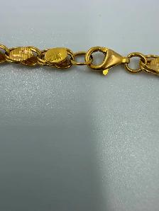 Women's 21K Gold Bracelet~8' - Photo 3