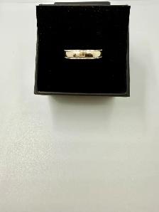 Women's 14K White Gold Wedding Band~6 1/4