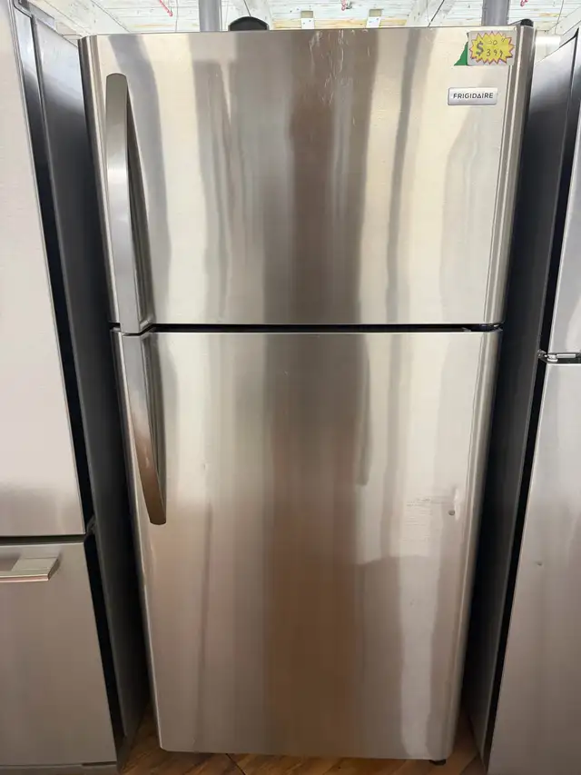 Frigidaire stainless steel two door fridge