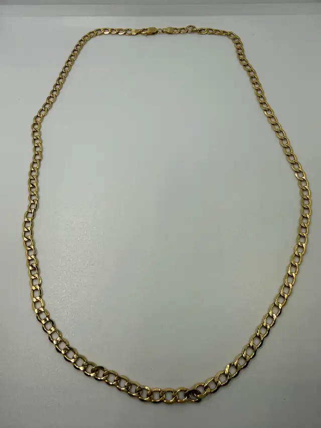 18K Gold Curb Chain~21'