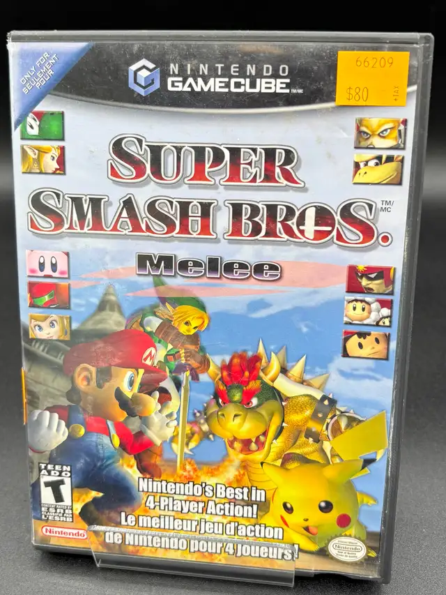 Super Smash Bros. Melee Complete in Case for Nintendo Gamecube
