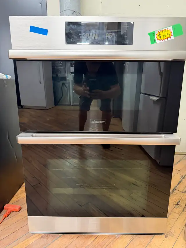 decor, stainless steel wall oven microwave combo