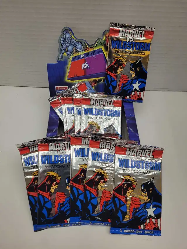 1997 Marvel vs Wildstorm Fleer Skybox Packs x 11