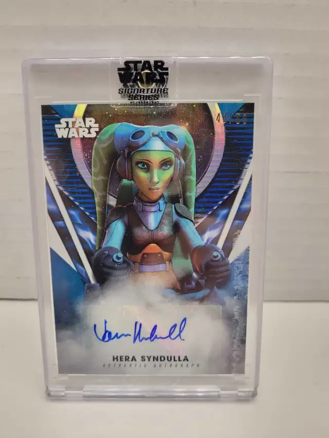 Star Wars Hera Syndulla Topps Autographed Card Vanessa Marshall