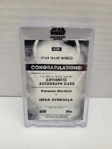 Star Wars Hera Syndulla Topps Autographed Card Vanessa Marshall - Photo 2