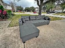 Big Space, Big Comfort: 4 Seater Sectional   Free Delivery