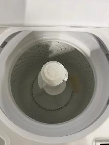 Amana White top loader and dryer set - Photo 3