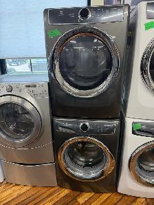 Electrolux stainless steel washer dryer set
