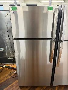 GE scratch and dent new 24 inch stainless steel steel fridge