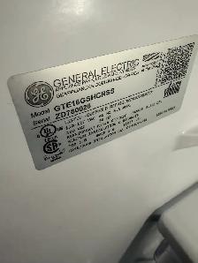 GE scratch and dent new 24 inch stainless steel steel fridge - Photo 6
