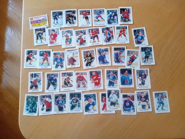 Carte Hockey O-Pee-Chee 1987-88 Mini SÉRIE 40 COMPLET 120726-735