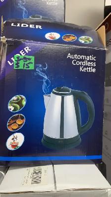 Kettle - LIDER Automatic Cordless 1.8L 110V 60Hz 1000W - Sliver