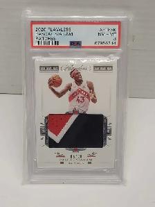 Pascal Siakam 2020 Panini Flawless 5/20 PSA 8 Toronto Raptors