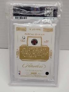 Pascal Siakam 2020 Panini Flawless 5/20 PSA 8 Toronto Raptors - Photo 2