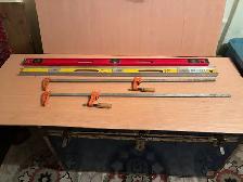levels / slide clamps