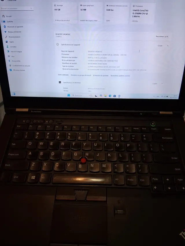 Laptop Lenovo ThinkPad T430