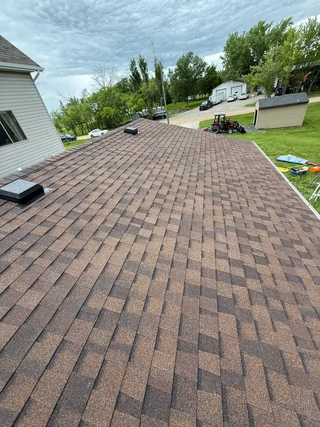 Roof replacement done by Triple Shield Roofing