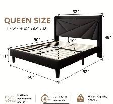 Bed Frame and Mattress - Photo 3