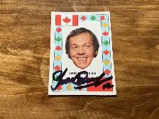 1972 O-Pee-Chee TEAM CANADA Yvan Cournoyer Autographed Card !