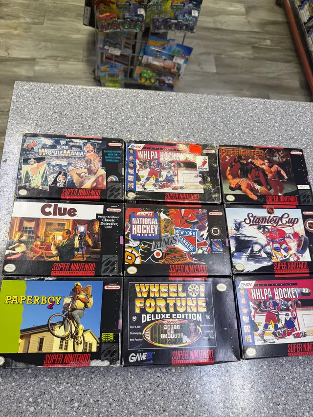 SNES In Box / CIB Games