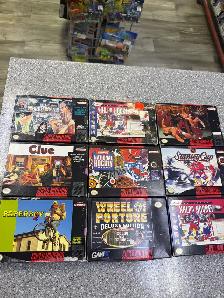 SNES In Box / CIB Games