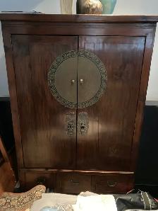Brass Plated Asian Wedding Cabinet - Storage Cabinet - Photo 3