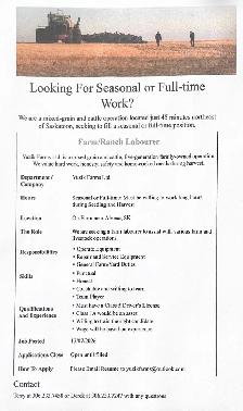 Farm Labour Wanted