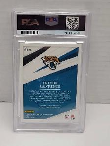 Trevor Lawrence 2021 Immaculate Jersey Rookie Card PSA 8 - Photo 2