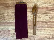 Handmade Traditional Wooden Musical Spoons - Photo 2