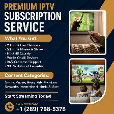 Premium 4K tv subscription -- Latest content!