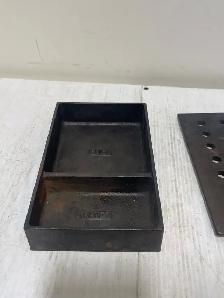 Cast Iron Chip and Water Holder