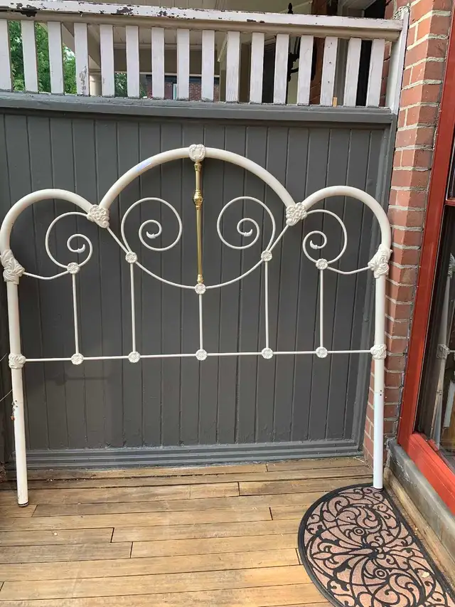 Victorian Brass Queen Headboard