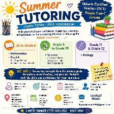 Female certified teacher|Summer Tutoring | JK–Unive - Photo 2