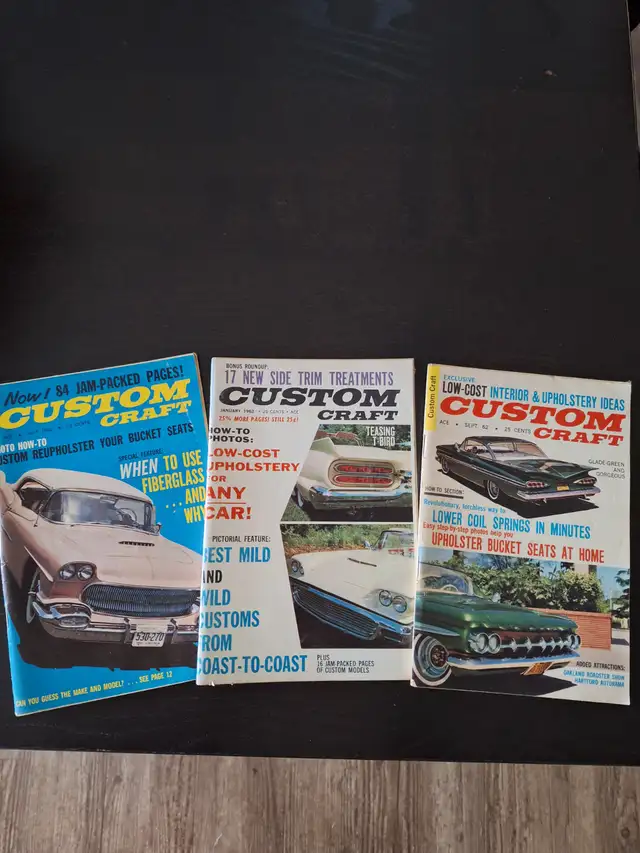Vintage CUSTOM CRAFT CAR Magazines