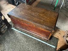 Antique Tool Chest Trunk or coffee table