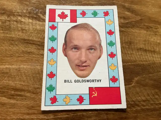 1972 O-PEE-CHEE TEAM CANADA Bill Goldsworthy Hockey Card !